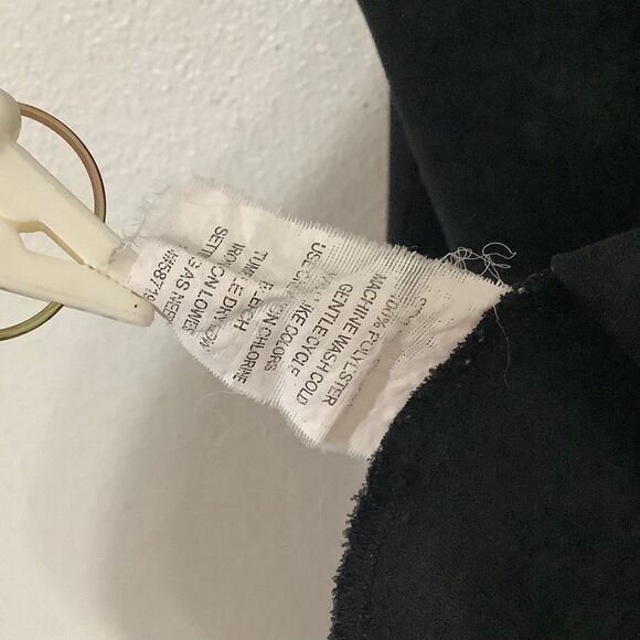 Vintage Y2K Black Sheer Flowy Minimalist Lightweight Summer Casual Camisole 3X - Picture 7 of 10
